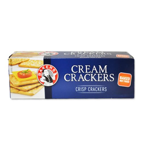 Biscuit Cream Crakers
200g Baked Crisp Crackers
Bakers