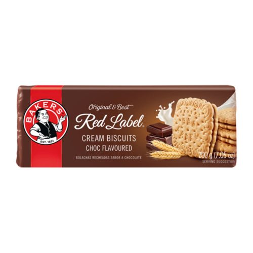 Biscuit Red Label
200g, Chocolate Cream
Bakers