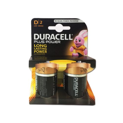 Battery Longlife LR20 D-Size
1.5V Mono [Pk 2]
Duracell