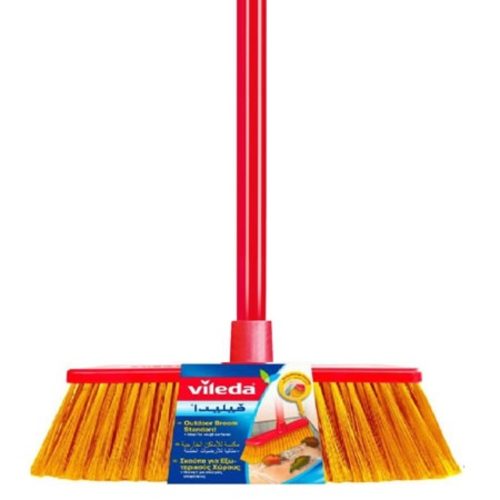 Broom Outdoor Ref FH097
Standard, 140cm Bristle Brush With Metal Stick Red
Vileda