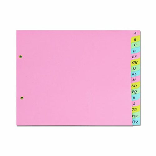 Index Card Bristol
A5, A-Z Colours Tabs
No Brand