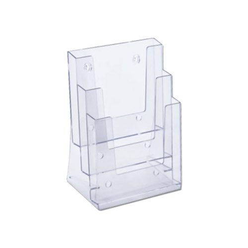 Brochure Holder Ref K-453
3 Compartments, 1/3 A4 Transparent
Kejea