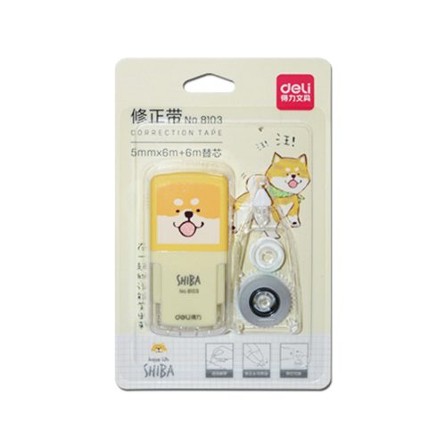 Correction Tape Ref 8103
5mm*6m
Deli