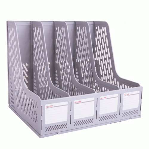 Magazine Rack Ref E9846
4 Compartments, Grey
Deli