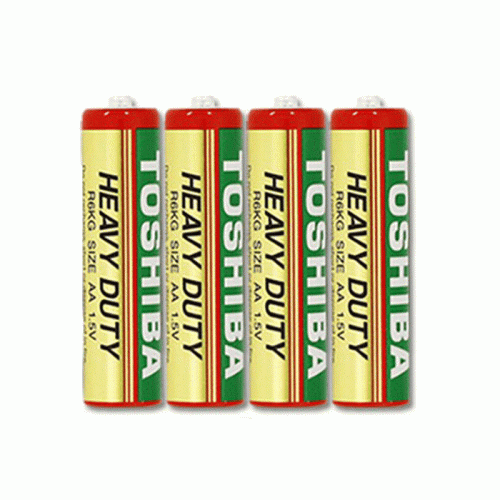 Battery Heavy Duty AA
1.5V [Pk 4]
Toshiba