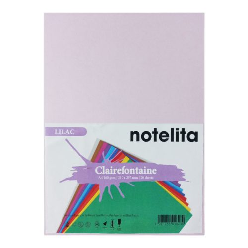 Bristol Paper Ref 1043C
A4 Lilac, 160gsm [Pk 20]
Clairefontaine