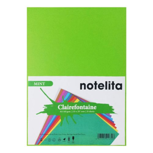 Bristol Paper Ref 1025C
A4 Mint Green, 160gsm [Pk 20]
Clairefontaine