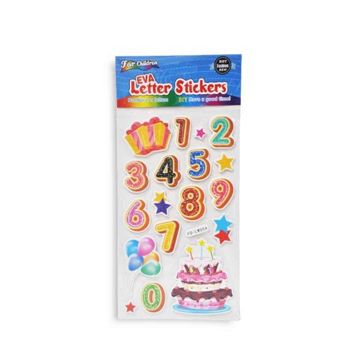 Sticker Ref FD-LW006 / GY-0001 / GY-0002 /GY-0003
Eva letters & Numbers
WYS - Image 3