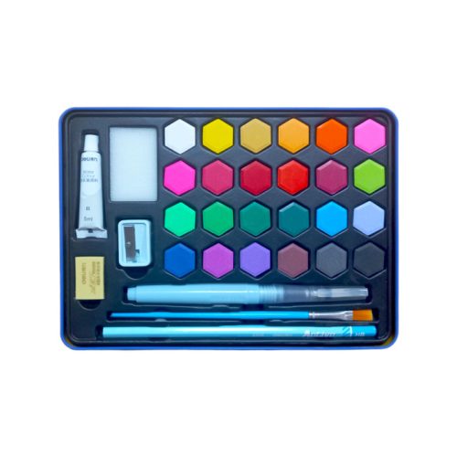 Water Colour Ref 73936-24
Metal Box, 24 Colours
Deli - Image 2