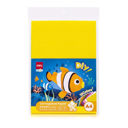 Corrugated Paper Ref 83613
A4 , 10 Sheets
Deli