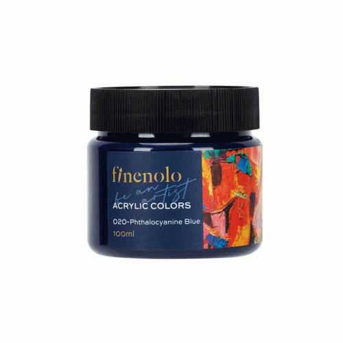 Acrylic Colors 020 Ref C17-PB
100ml, Phthalocyanine Blue, finenolo
Deli