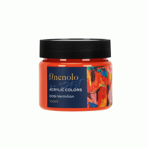 Acrylic Colors 009 Ref C17-VR
100ml, Vermilion, finenolo
Deli