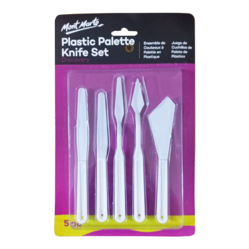 Plastic Palette Ref MAPK0001
Knife, Set of 5
Mont Marte