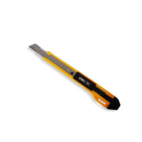 Cutter Knife Ref E2031
9mm Blade with Push Lock
Deli - Image 2