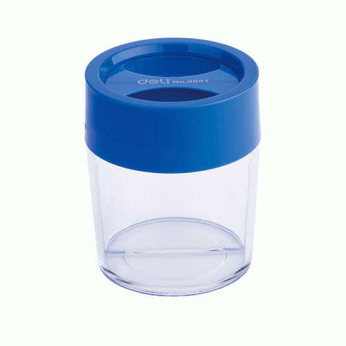 Clips Holder Ref E9881
Transparent With Lid,Assorted Colors
Deli