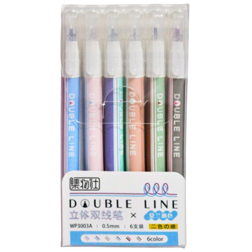 Gel Pen Ref 675
Color Ink, Double Line - PK6
MeliMelo