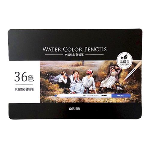 Colored Pencil Ref 6522
36 Colors, metal box
Deli