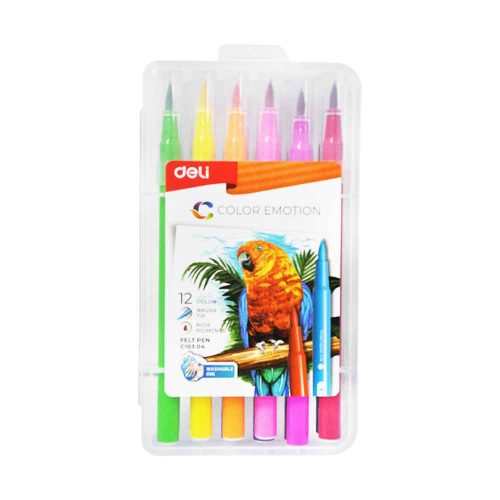 Felt Pen Ref C10304
12 Colors
Deli