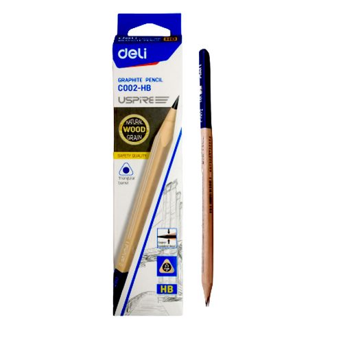 Wood Pencil Ref C002-HB
HB [Pk 12]
Deli - Image 2