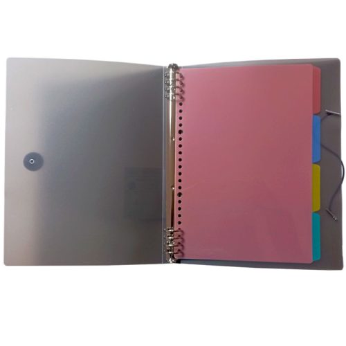 Loose Leaf Notebook Ref HB5-3
257*178mm, Black
Deli - Image 2