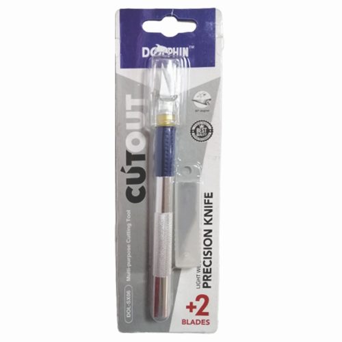 Art knife Ref DOL SX-06
21*7*2cm, Precision Metal Blades
Dolphin