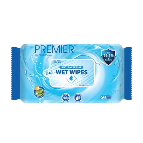 Wipes Ref WR07
Antibacterial [Pk 50]
Premier