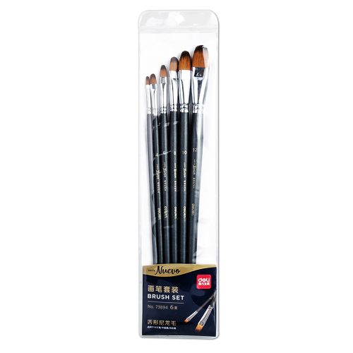 Brush Set Ref 73894
Pk 6 [Flat Grey Brushes] Nuevo
Deli
