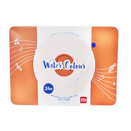 Water Colour Ref 73936-24
Metal Box, 24 Colours
Deli