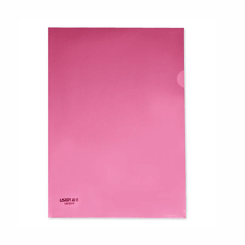 Pocket File L-Shape
A4, Red, Plastic, Transparent
Usign