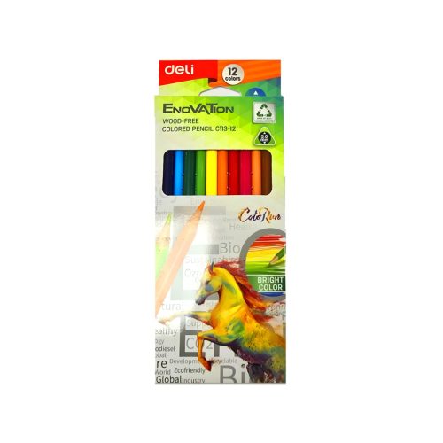 Colored Pencil Ref C113-12
12 Colors , Assorted
Deli