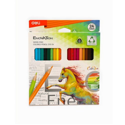 Colored Pencil Ref C113-24
24 Colors , Assorted
Deli