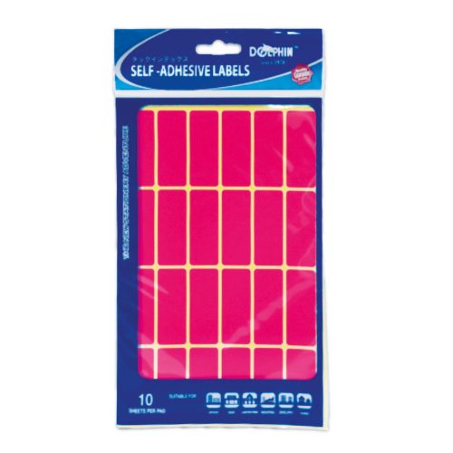 Fluo Labels [Pk 10]
W50*D19mm, 24 Labels/Sheet
Dolphin - Image 2