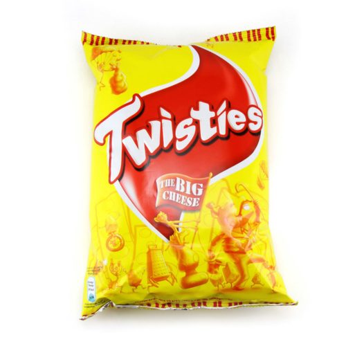 Twisties
60g Cheese
Twisties