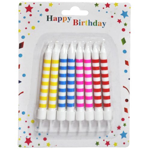 Striped Candles
Pack of 8
WTC