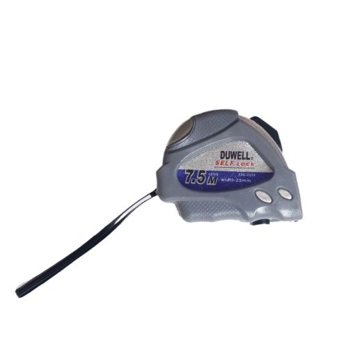 Steel Measuring Tape Ref 32G-7525
Length 7.5M , 25mm
Duwell