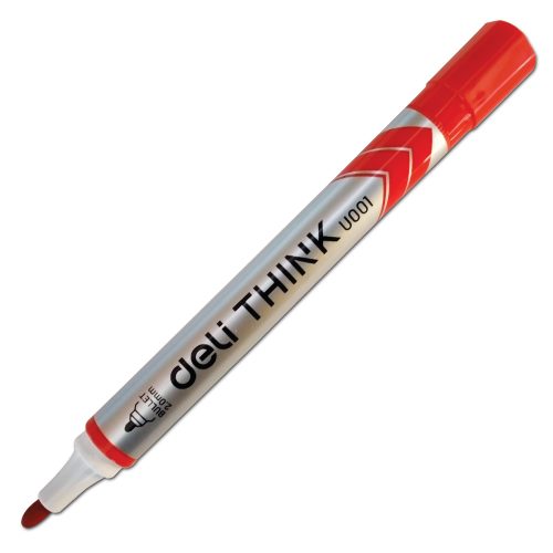 Whiteboard Marker Thick Ref U00140
Red , 2.0 mm Acrylic
Deli