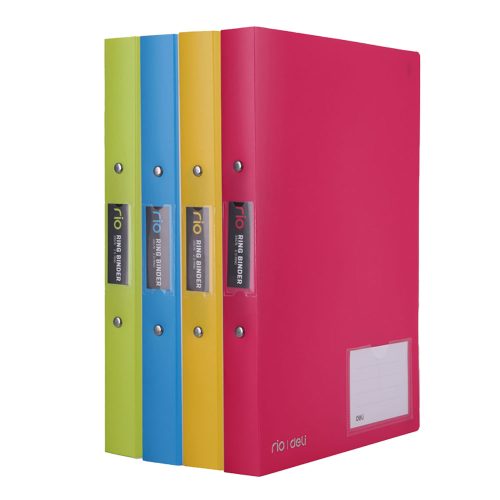 Ring Binder PVC Ref E39576
A4, 2 O-Ring, 33mm, Colour Varies
Deli - Image 2