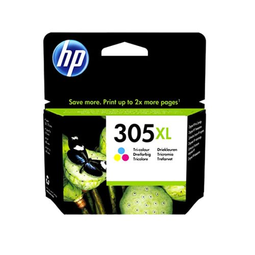 Inkjet Cartridge Hp 305XL Ref 3YM63AE
Tri-colour
Hewlett Packard