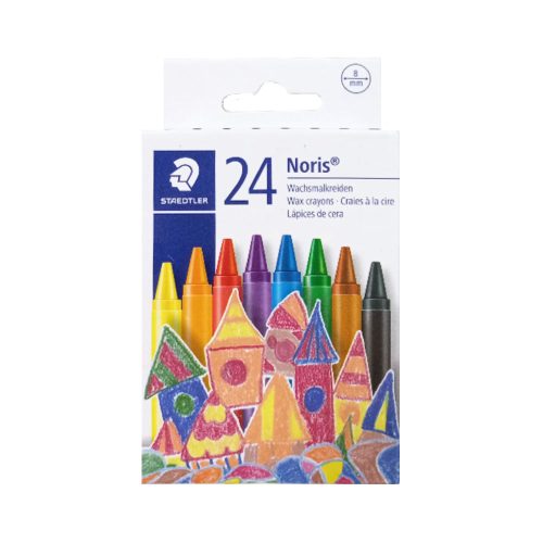 Wax Crayons Noris Club Ref 241 NC24
24 Colours, 8mm
Staedtler