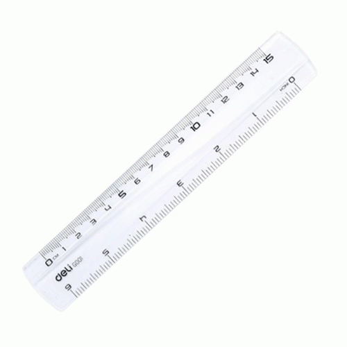 Plastic Ruler Ref G0112
6 inch, 15 cm Transparent
Deli