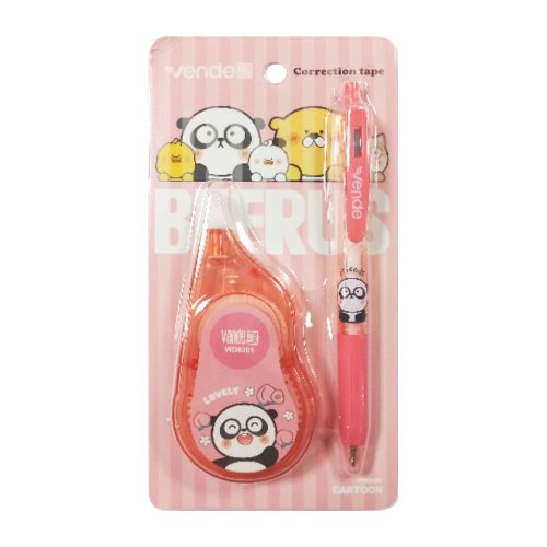 Correction Tape Ref W8201
S:5mm*16m incl Gel Pen [Black Ink]
MeliMelo