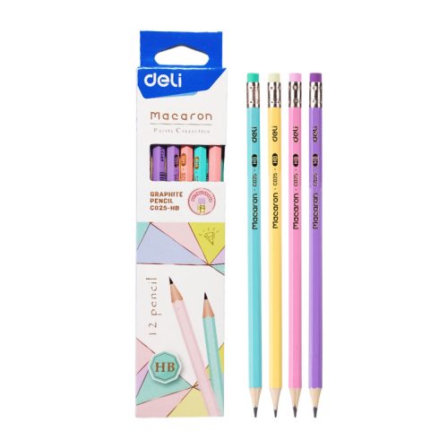 Wood Pencil With Eraser Ref C025-HB
HB [Pk 12]
Deli