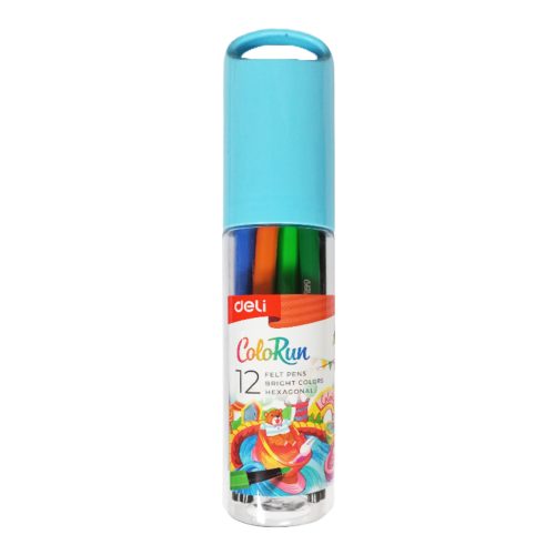 Felt Pen Ref C156-12
Tube of 12 Colour, Hexagonal
Deli