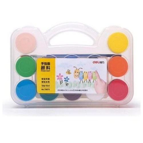 Finger Paint Ref 73873
12 Colours, 15ml
Deli