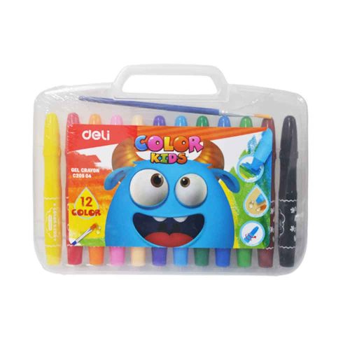 Gel Crayon Ref C20504
12 Colors
Deli