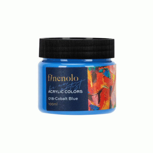 Acrylic Colors 018 Ref C17-CB
100ml, Cobalt Blue, finenolo
Deli