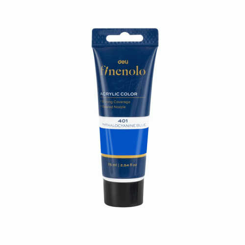 Acrylic 401 Ref C75-PB
Phthalocyanine Blue, 75ml
Deli