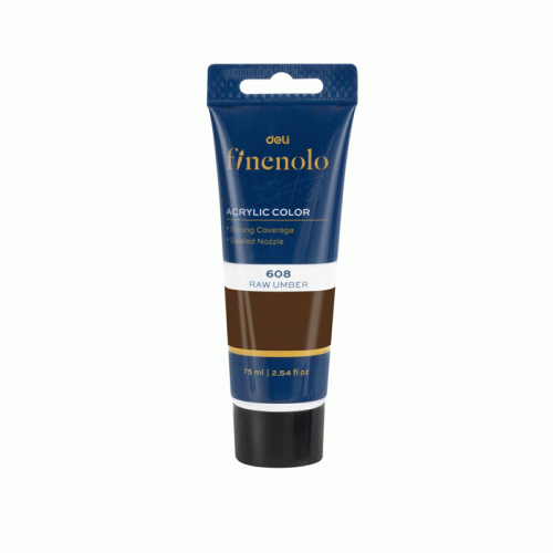 Acrylic 608 Ref C75-RU
Raw Umber, 75ml
Deli