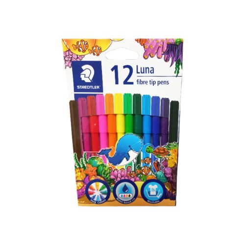 Felt Pen Ref 325 WP12
1.0 mm Tips - 12 Colours
Staedtler
