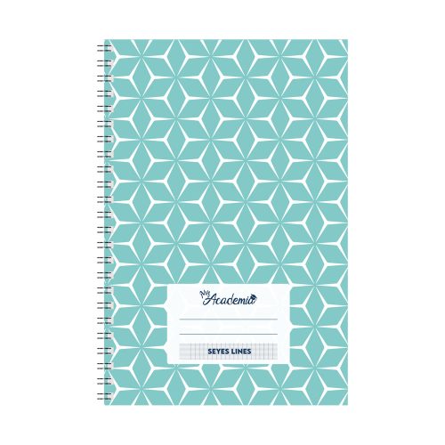 Spiral Notebook
A4, 120 Sheets Seyes Lines, Mint Green
My Academia